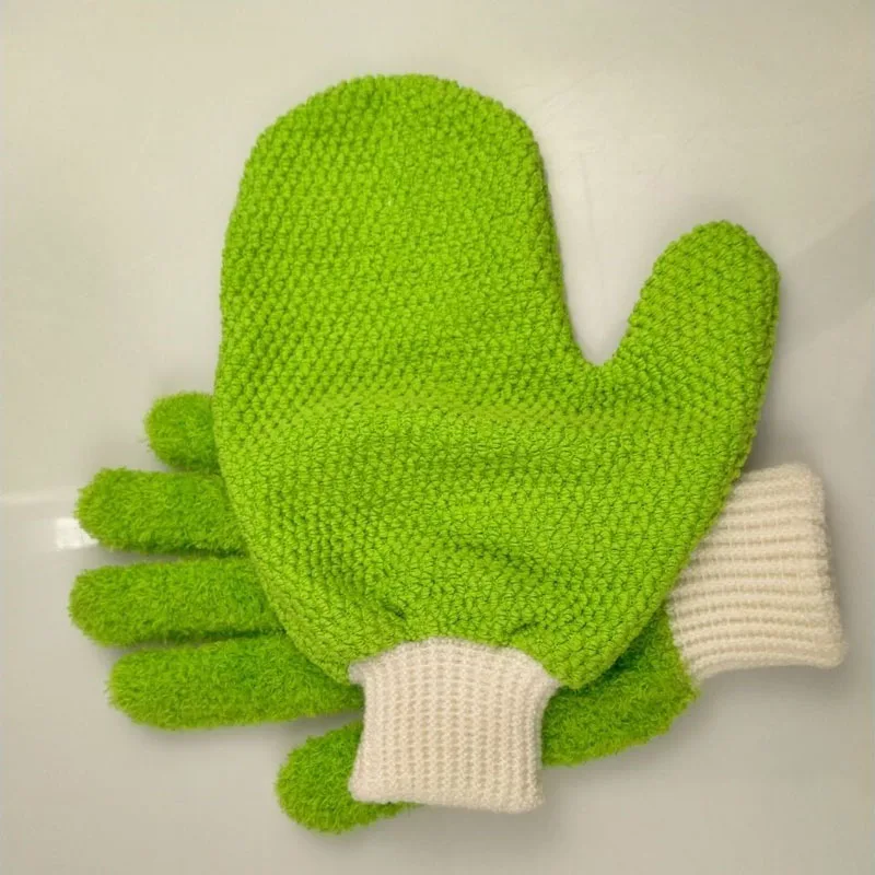 Microfiber Thumb Glove Microfiber Plush Cleaning Mitt Microfiber Coral Fleece Car Wash Mitt