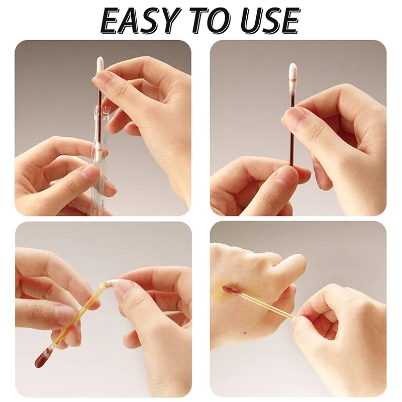 Disposable Sterile Povidone Iodine Swab Stick Iodophor Filled Cotton Liquid Swabs