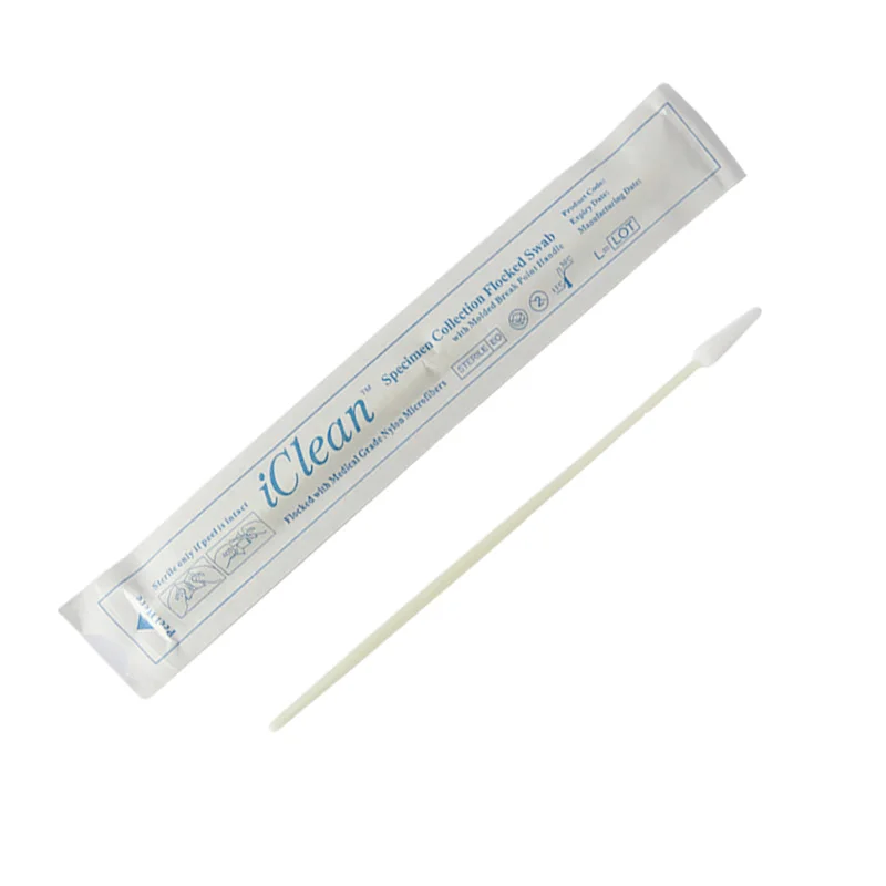 HPV Human Papilloma Test Medical Cell Collection Examination Gynecology Cervical Nylon Flocked Vaginal Swab
