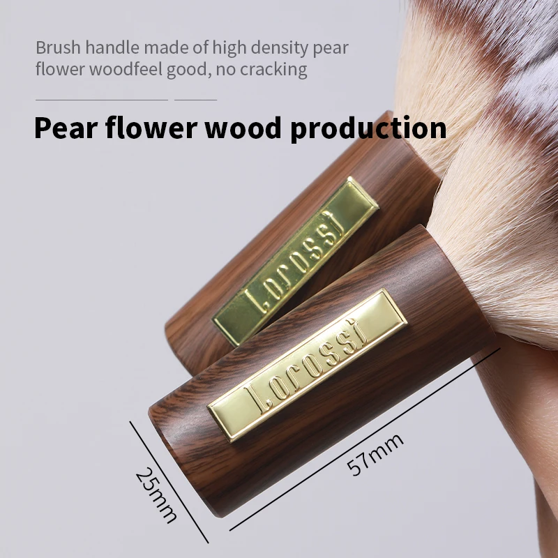 Wholesale Short Nylon Wool Wooden Nail Cleaning Brush Nail Dust Cleaning Brush