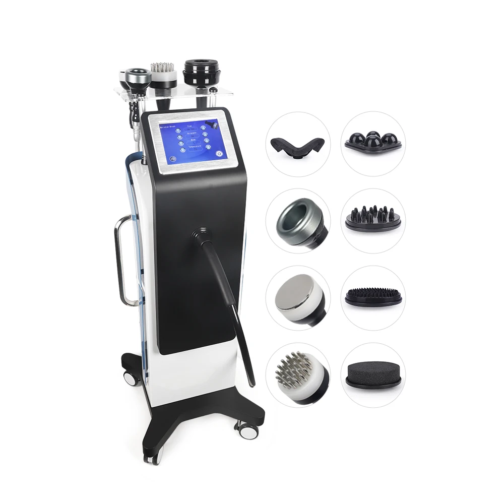 2024z Vertical 4in1 vacuum heating G9 vibration massage slimming machine G8 cellulite massager with Bio brush & 40K