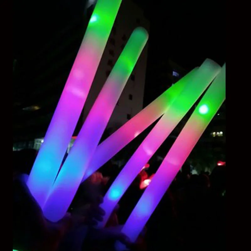 Concert light stick electronic led colorful luminous sponge Rod foam rod