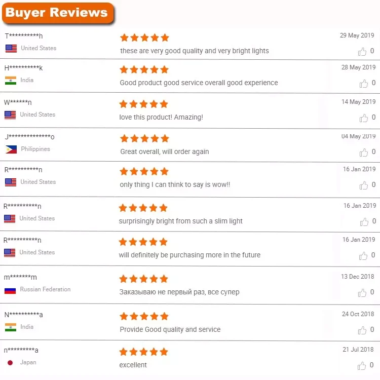 feedback from customers