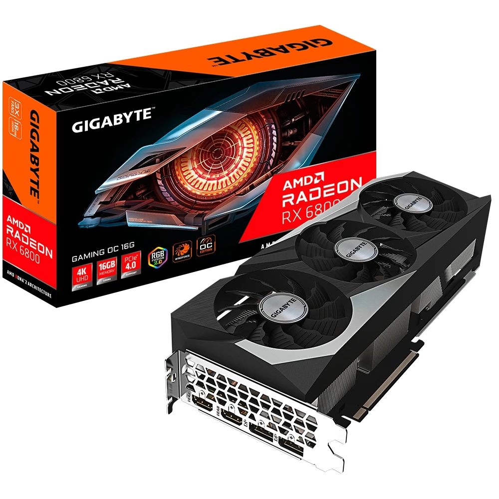 Игровая видеокарта LAIMI Sapphire Amd Radeon Rx 6800 с поддержкой 16 Гб Gddr6 2