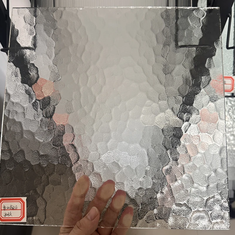 Factory price clear rib patterned glass partition for indoor and outdoor patterned glass for door glass