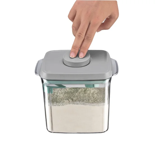 Hot Sales Sealed Cans Durable Transparent storage boxes Clear Stackable Bpa-Free Pop Up Airtight food storage & container with l