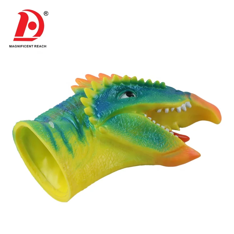 Детская игрушка-динозавр HUADA, модель головы животного, Реалистичная пластиковая игрушка-марионетка