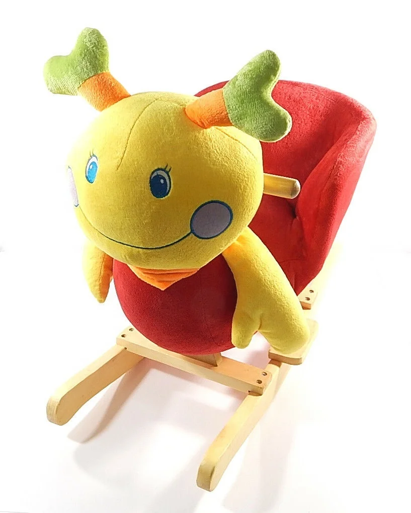 New fashion baby rocking horse chair FL1004 ladybug shape