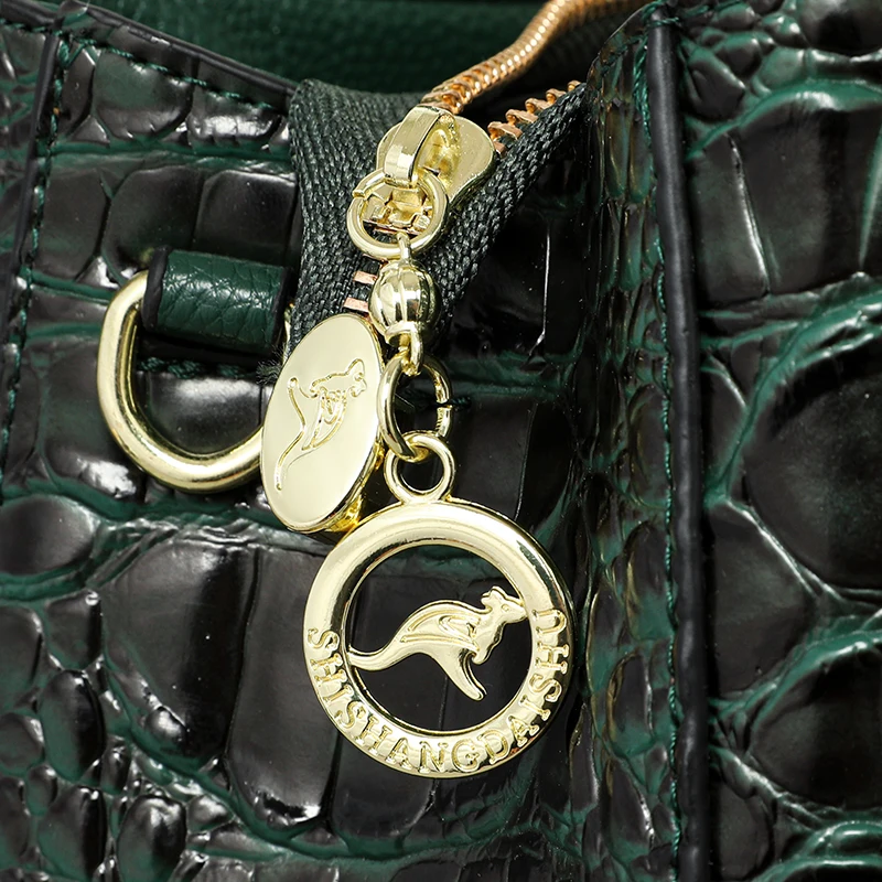 JIANUO crocodile alligator handbag wholesale luxury fashion alligator tote bag