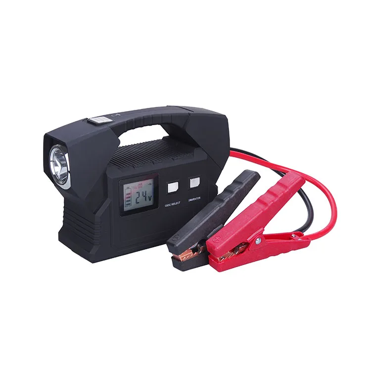 
26600mAh 24v Multifunction Car Jump Starter Military Products Emergency Battery Pack All Gas And Diesel Engine portable 