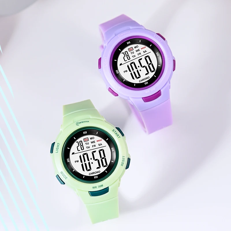 Детские цифровые часы с хронографом