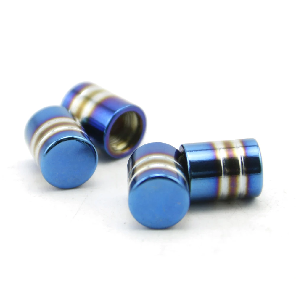 AOSU 4Pcs/Set Aluminum Alloy Vehicle Truck Motorcycle Bicycle Car Tire Valve Stem Caps