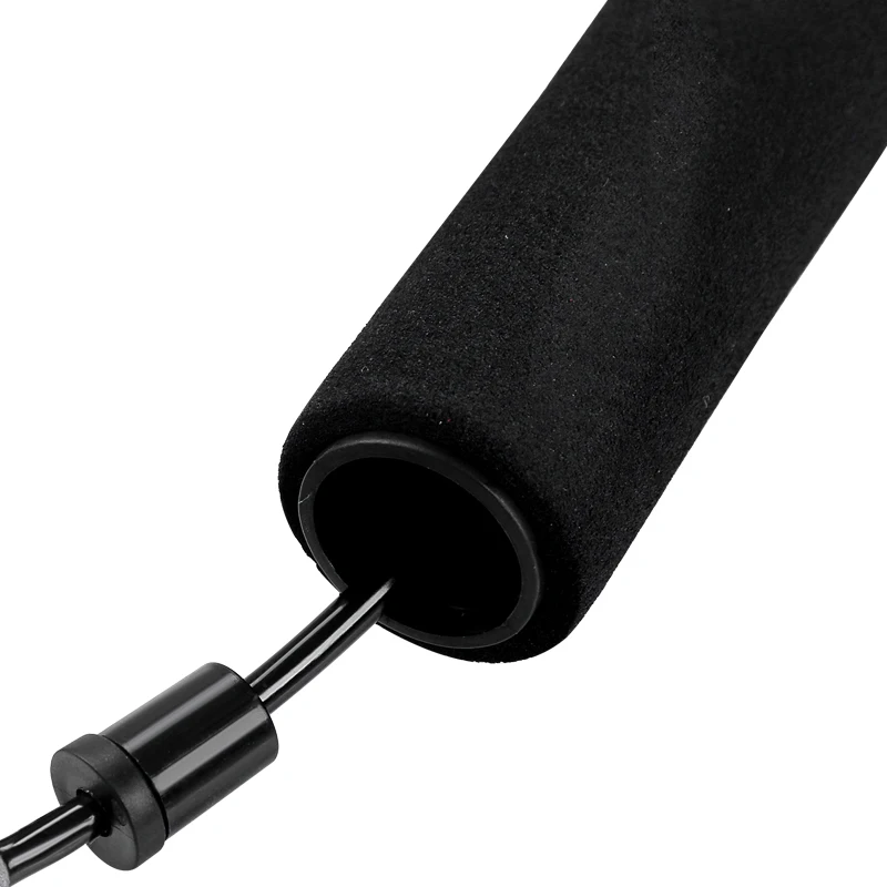 Factory Direct Selling  PVC Training skipping rope foam handle adjustable jumping rope