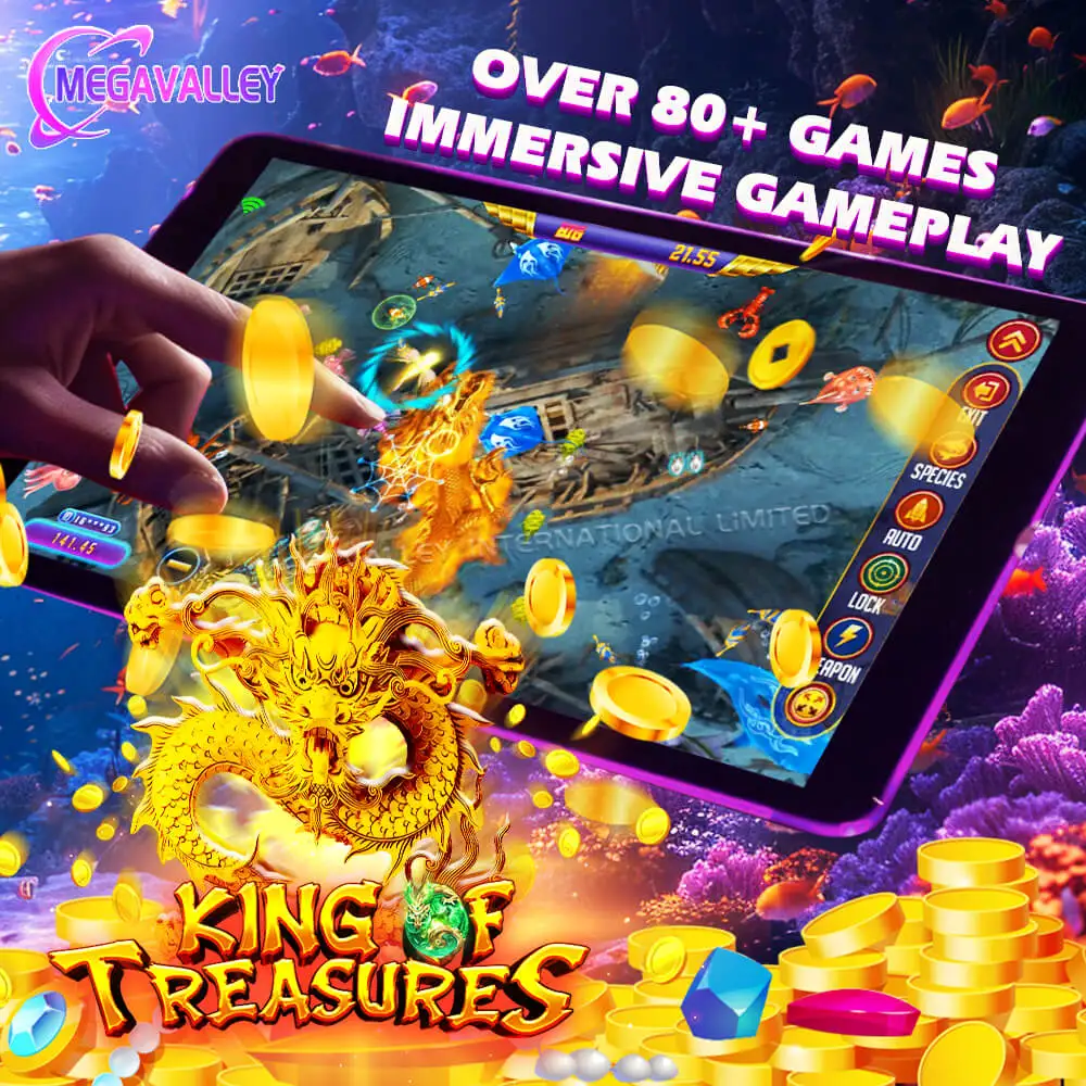 Megaspin Newest Design Video Online Fish Game App Golden Dragon Developer Online Fishing Game Table For Sale