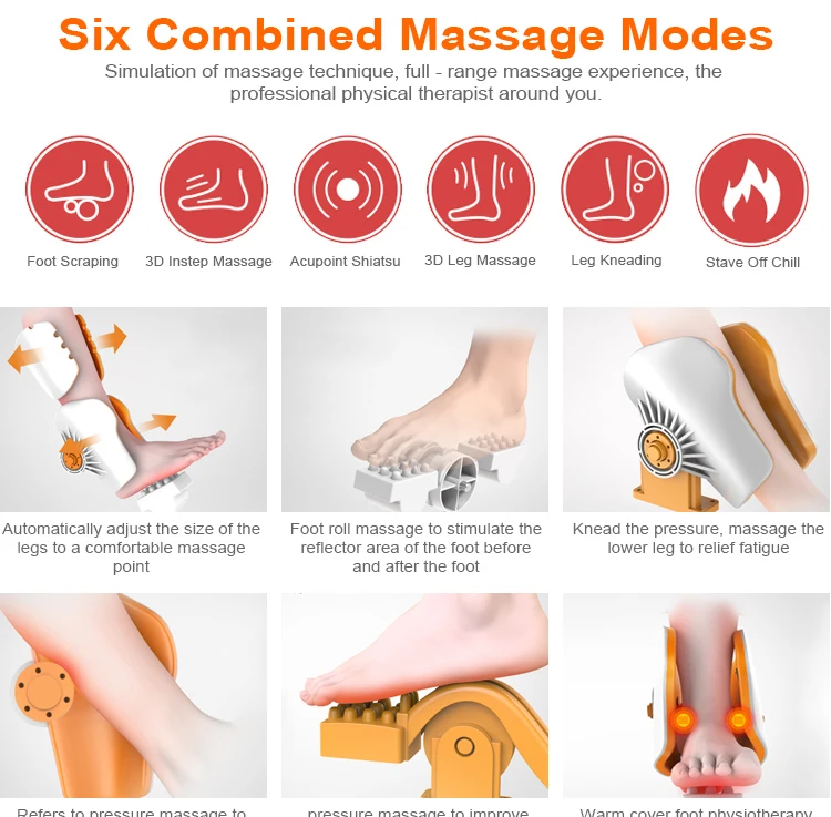 FarmaSino Foldable Infrared Foot Leg Strectching Massager Device for the Foot