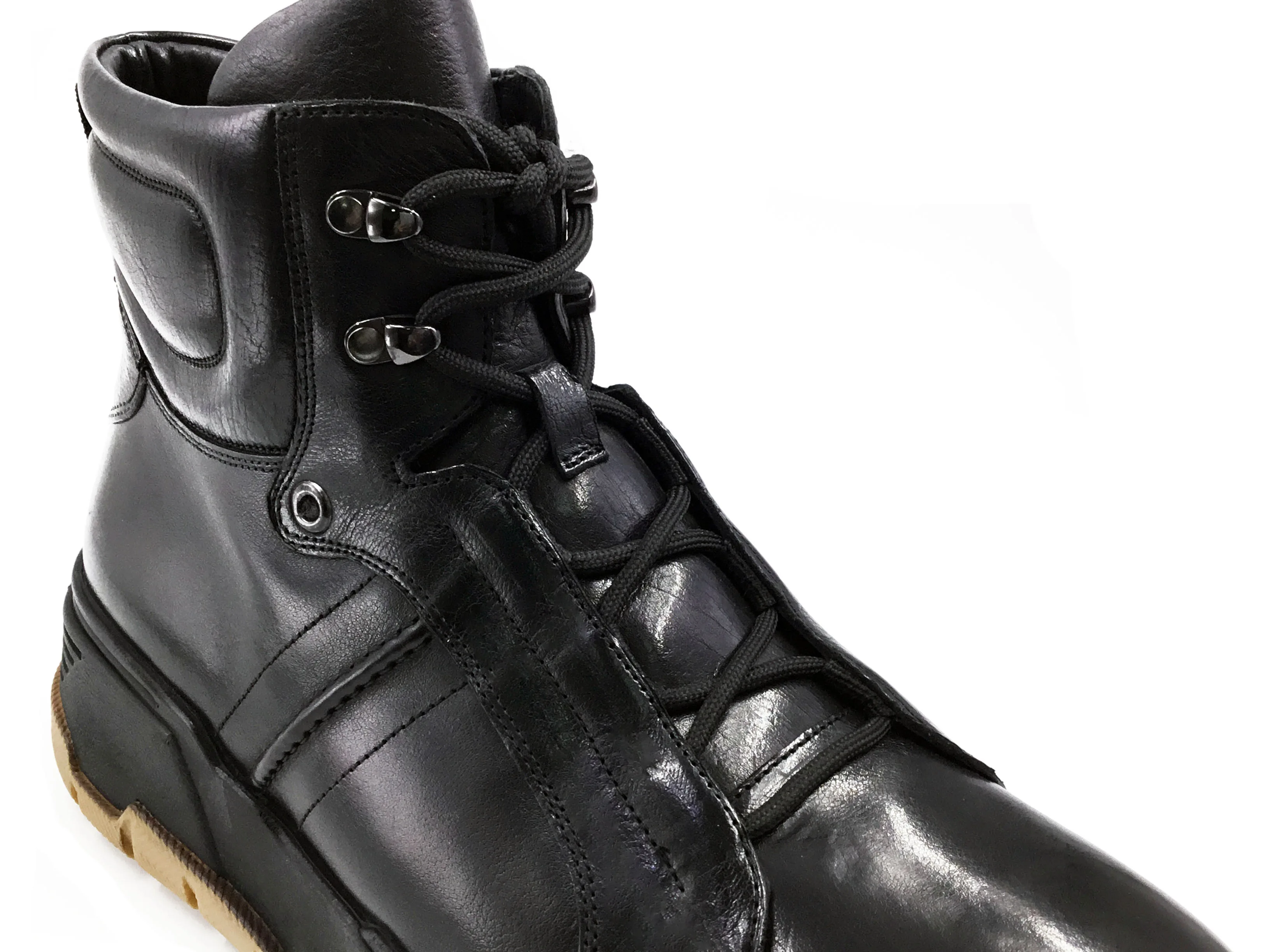 Dreamy Stark Sport Style Comfortable Walking Lace up High Top Shoes New Style Fashion Boot Genuine Leather Shoes Lace Boot