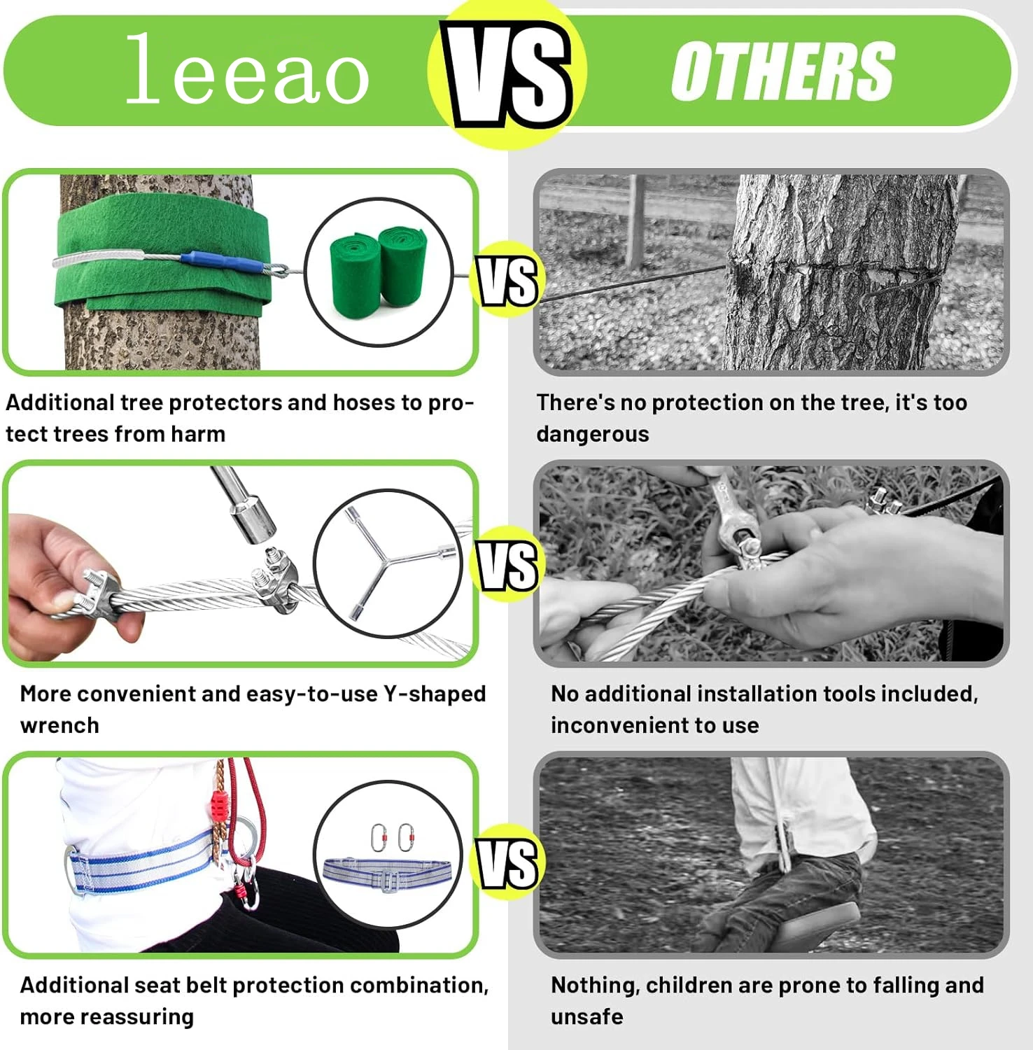 38-foot/49-foot/65-foot/100-foot zip line kit is suitable for children and adults weighing no more than 350 pounds-the latest de