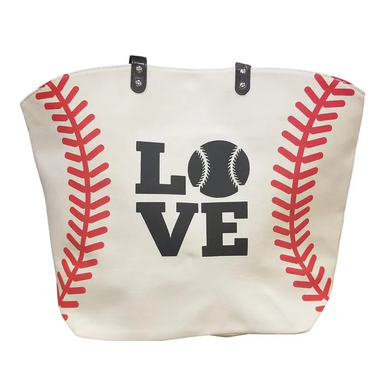 Wholesale Monogram Large Capacity Sporty Canvas Baseball Softball Football Basketball Soccer Sports Duffle Bag Weekend Tote Bag