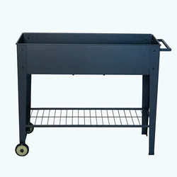 Vegetables Herb Succulents Home Elevated Metal Garden Planter for Courtyards