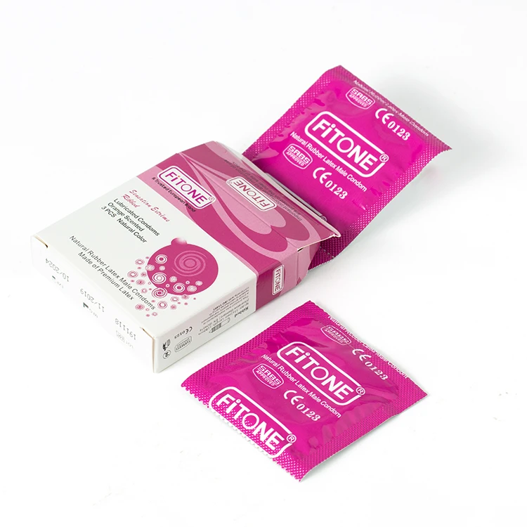 FITONE Rubber Latex Condoms For Men 3 Pieces/Pack Bulk Condoms OEM