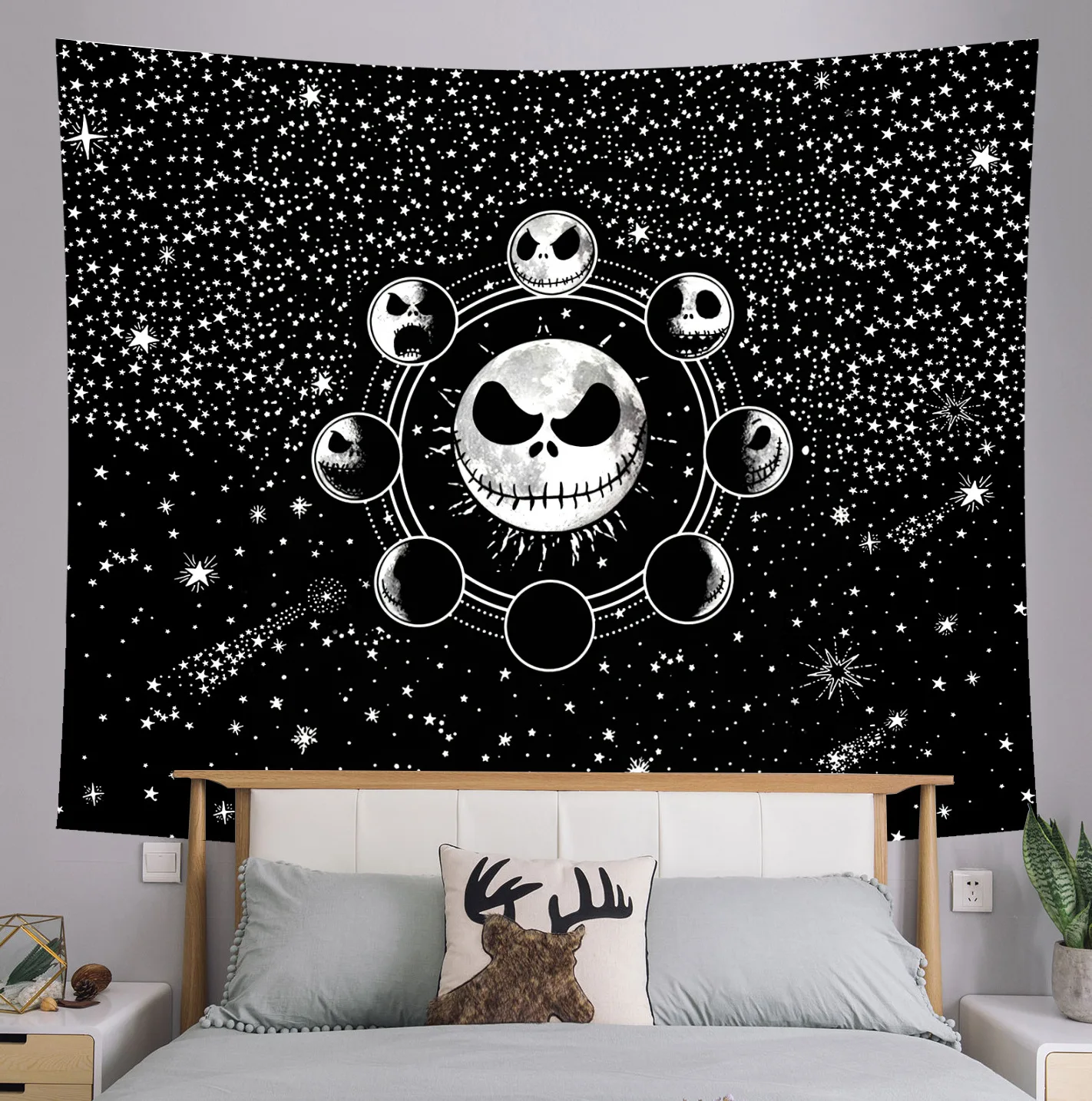 Indian Mandala Tarot Tapestry Bedspread Cover Beach Towel Blanket Decor Hanging Carpet Bohemian Psychedelic Background Cloth