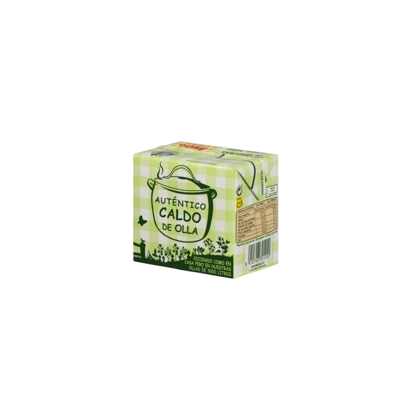 Top Quality Made In Spain 6X500ml Healthy Pure Ingredients Delicious Soup Vegetables Broth For Export