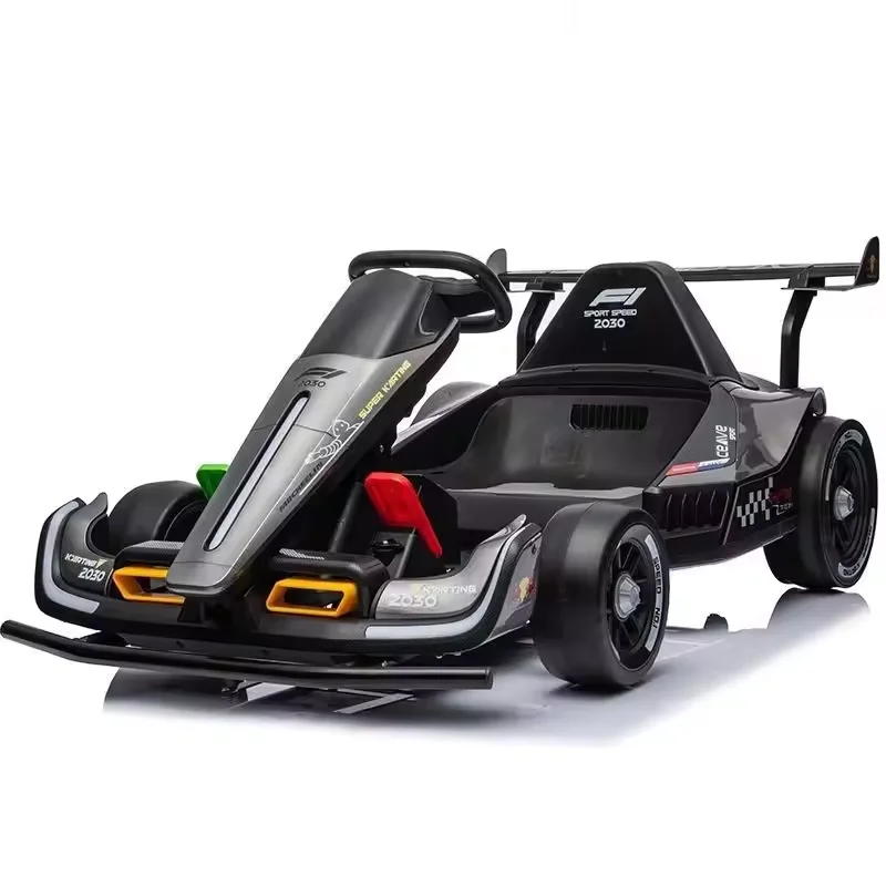24v мощный дрейф Электрический Go Kart ездить на машине для больших детей 10 лет огромный