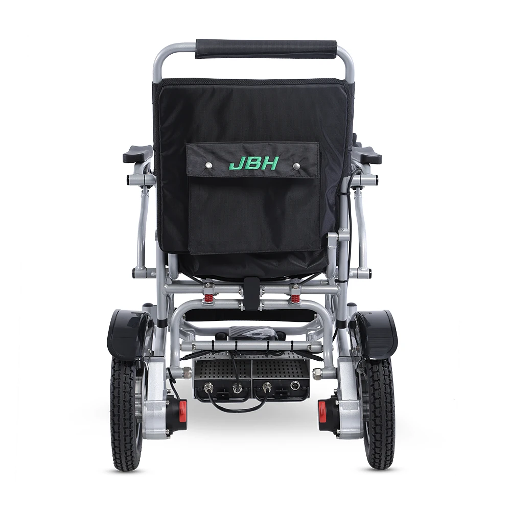 30KM driving range cheap price Lightweight Folding electric battery powered wheelchair for disabled people