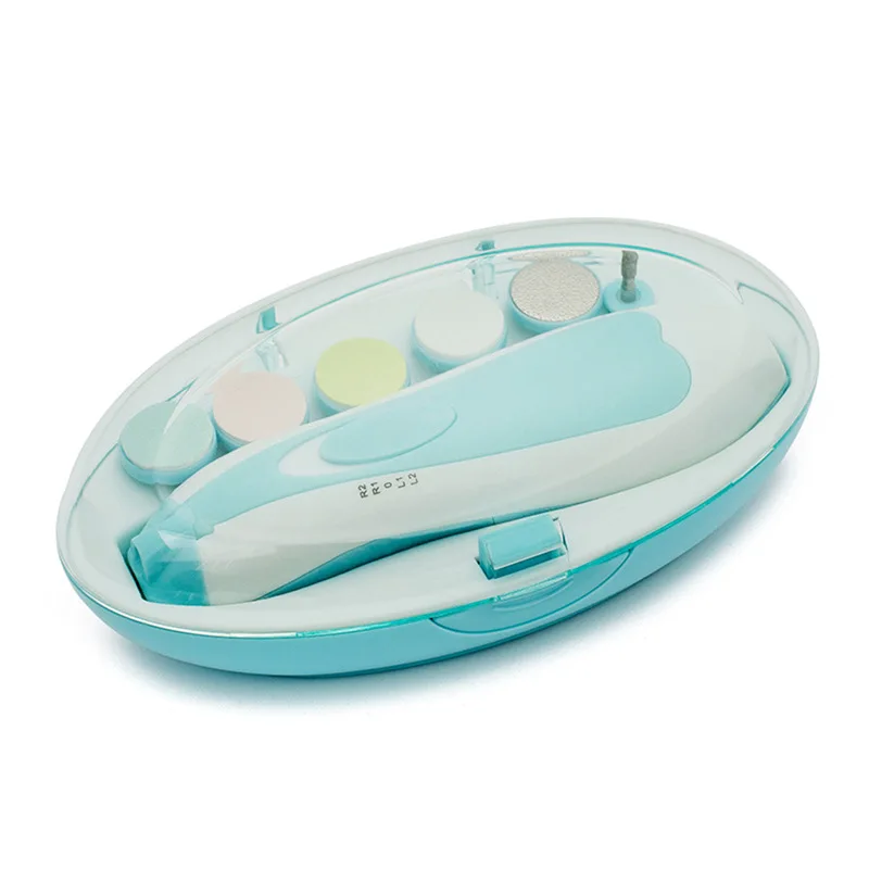 Baby nail trimmer led light baby manicure care kids nail cutter electric baby clipper