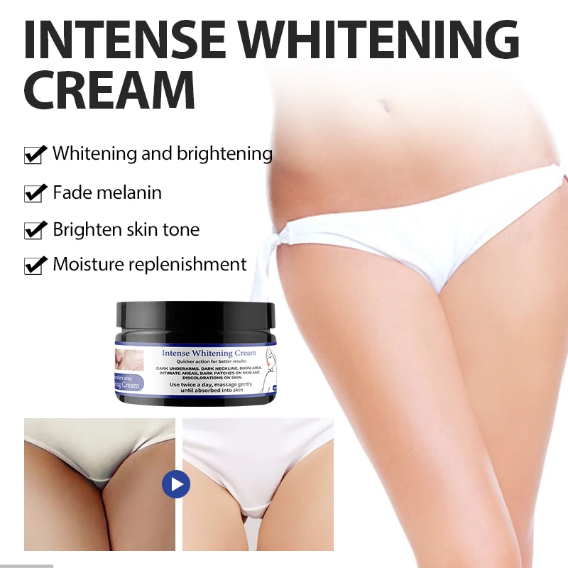 Body Whitening Cream Underarm Legs Knee Elbow Private Parts Brighten Armpit Bleaching Cream Remove Dark Spots Melanin Skin Care