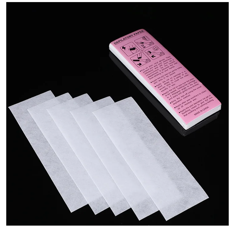 Depilatory Wax Paper Hair Removal Non-woven Wax Paper Strip 10pcs/20pcs/50pcs/100pcs/bag