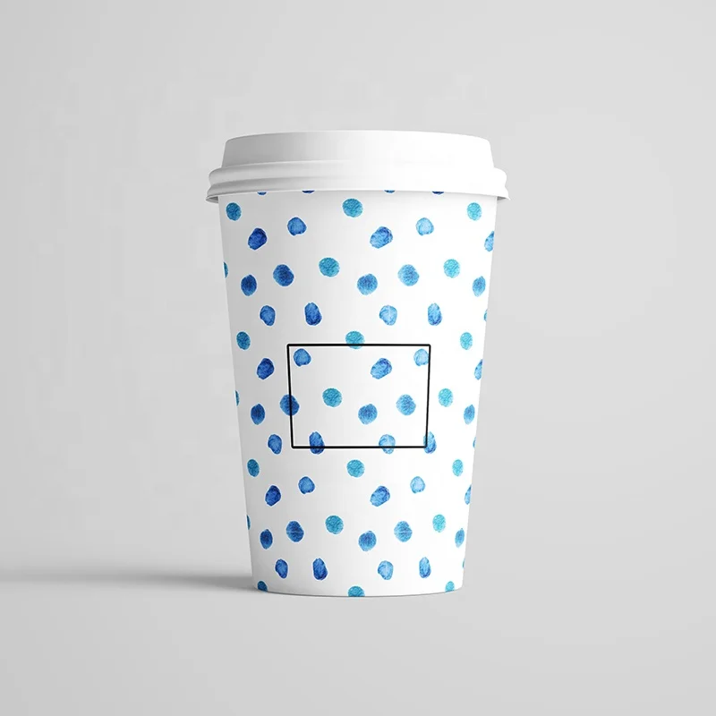 tasting Cardboard Coffee Cups Holders Coffe Carton Suppliers with logo Sleeve 7 Oz Cup