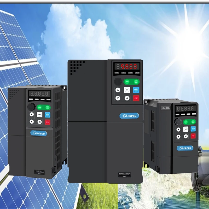 3 Phase DC AC 37kw Solar Pump Converter 50HP MPPT Deep Well Pump Drive