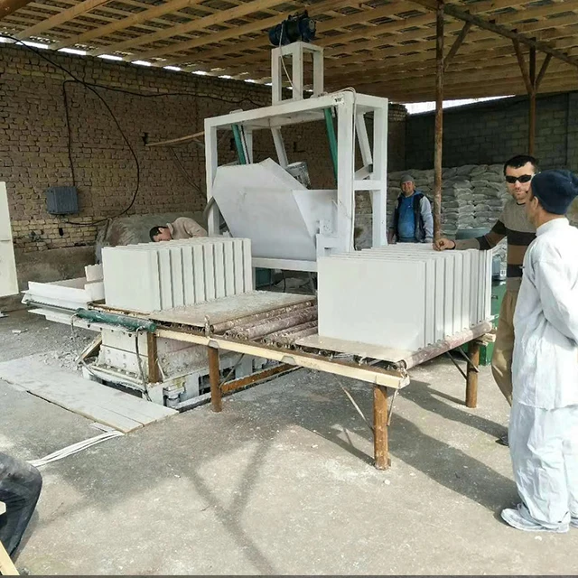 Brick Making Machine Price List/ Automatic Brick Machine Gypsum blocks made by machinery