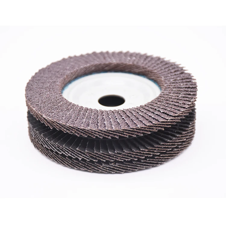 4inch Iron Backing Aluminium Oxide Flap Disc Metal And Stainless Steel Grinding Disc 100X16MM