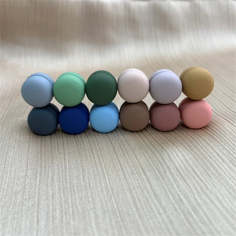 Factory Price Hijab Magnet Colorful Strong Magnetic Pins Muslim Scarf Hijab Round Magnet Pins