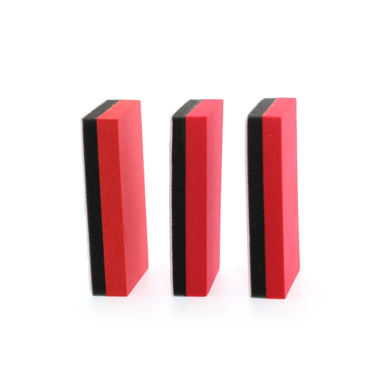 8pcs per pack red ceramic coating sponge applicator for car care