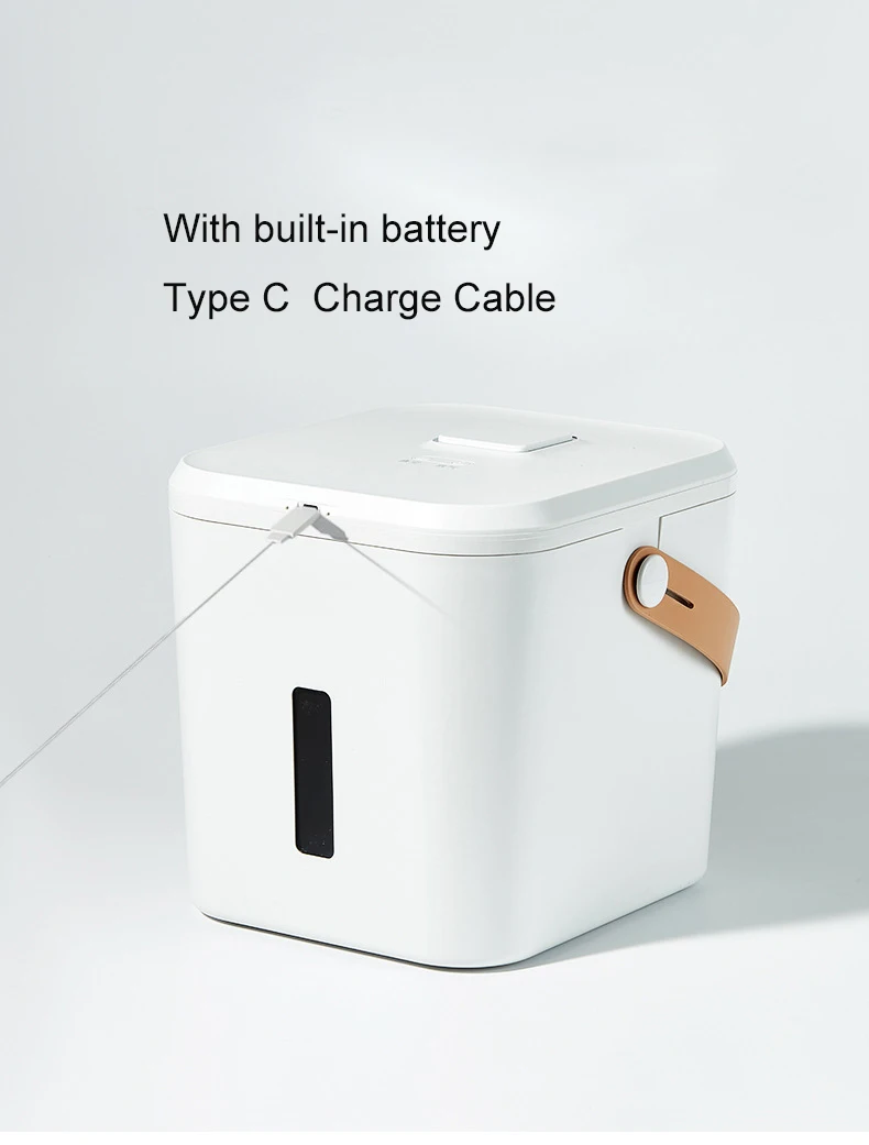 Intelligent Rechargeable Automatic Vacuum Food Container Storage Box Self Vacuumizing Cat Dog Pet Food Storage Box Bin