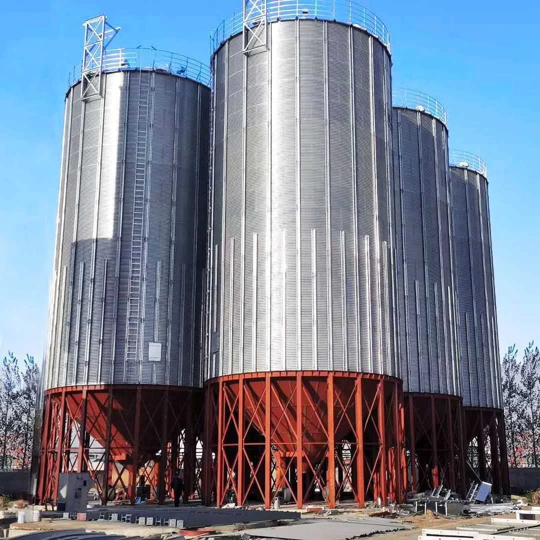Силосы для хранения кукурузы 500 тонн оцинкованный силос из