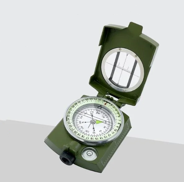 Waterproof High Precision Compass Outdoor Gadget Sports Hiking Mountaineering Professional Metal Sight