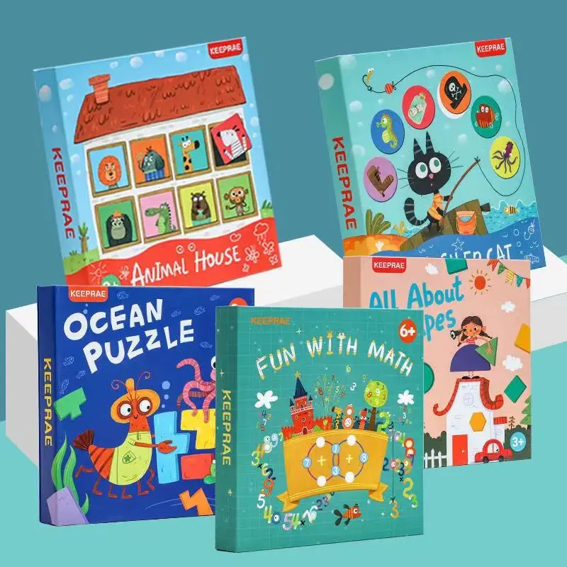Wholesale Custom Children Puzzle Game Toys Find Different Sets Game Educational Toy For Kids Puzzle Packing Box