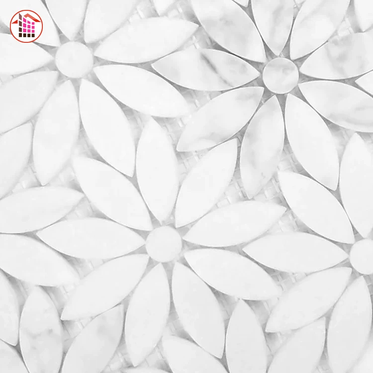 Luxury Hotel Flower Pattern Mosaic Tile