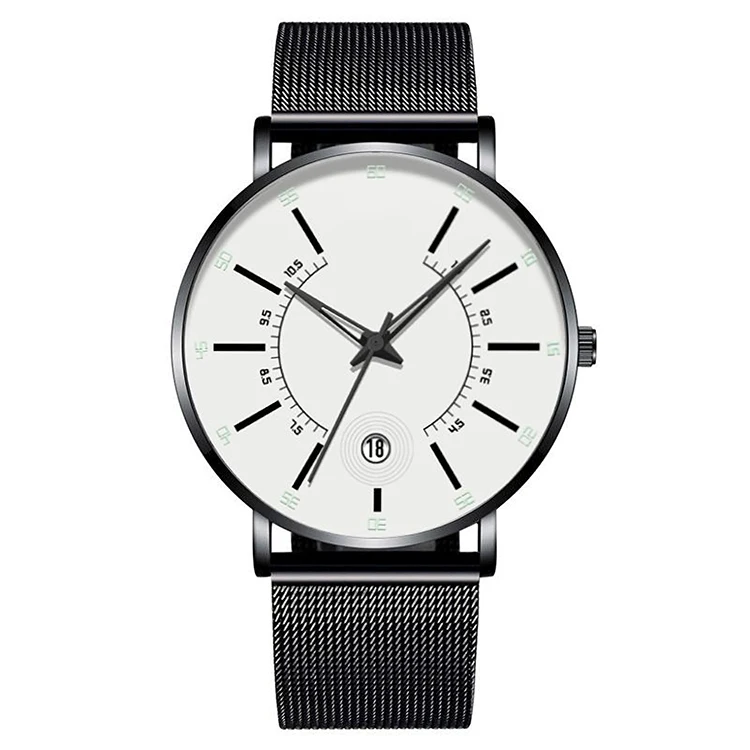 Man Stainless Steel Mesh Watch Perfect Japan Movement Watch Best Selling Quartz Watch