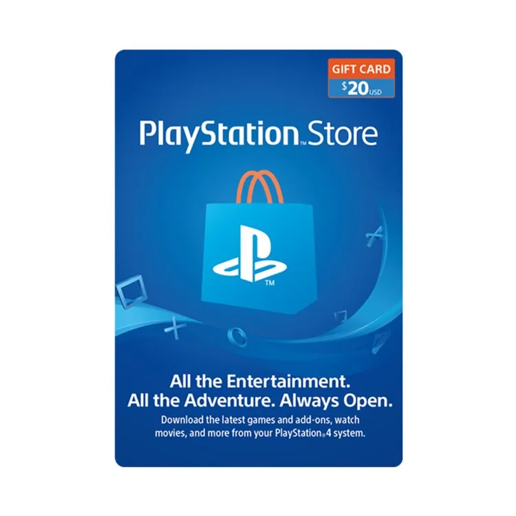 US region $20 playstation / PSN gift card