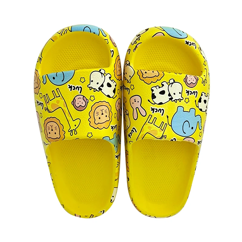 Great Value High Quality Cartoon New Orange Slides Unisex Fashion Indoor Slippers Baby Slippers