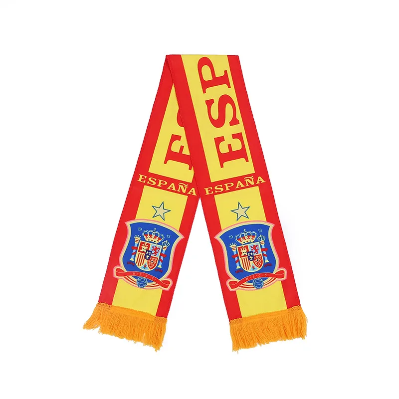 Wholesale Football Team Scarf National Team Decoration Fans Football Scarf