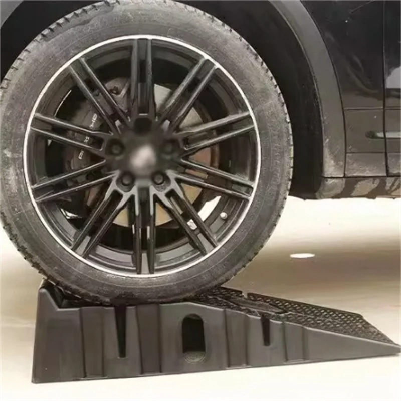 2pc Car Oil Change Ramp Jack Lift Tools Maintenance Bracket Antiskid Auto Repair Slope Step Bracket