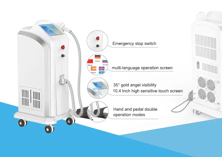 
Beijing Sincoheren 808nm Diode Laser Depilation Hair Removal Machine 808 diodo laser epilation machine 
