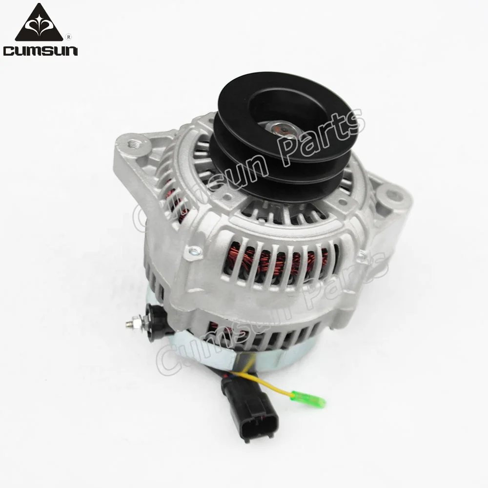 Excavator diesel engine B3.3 QSB3.3 4D95 6D95 12V 120A alternator 600-861-1951 for komatsu engine