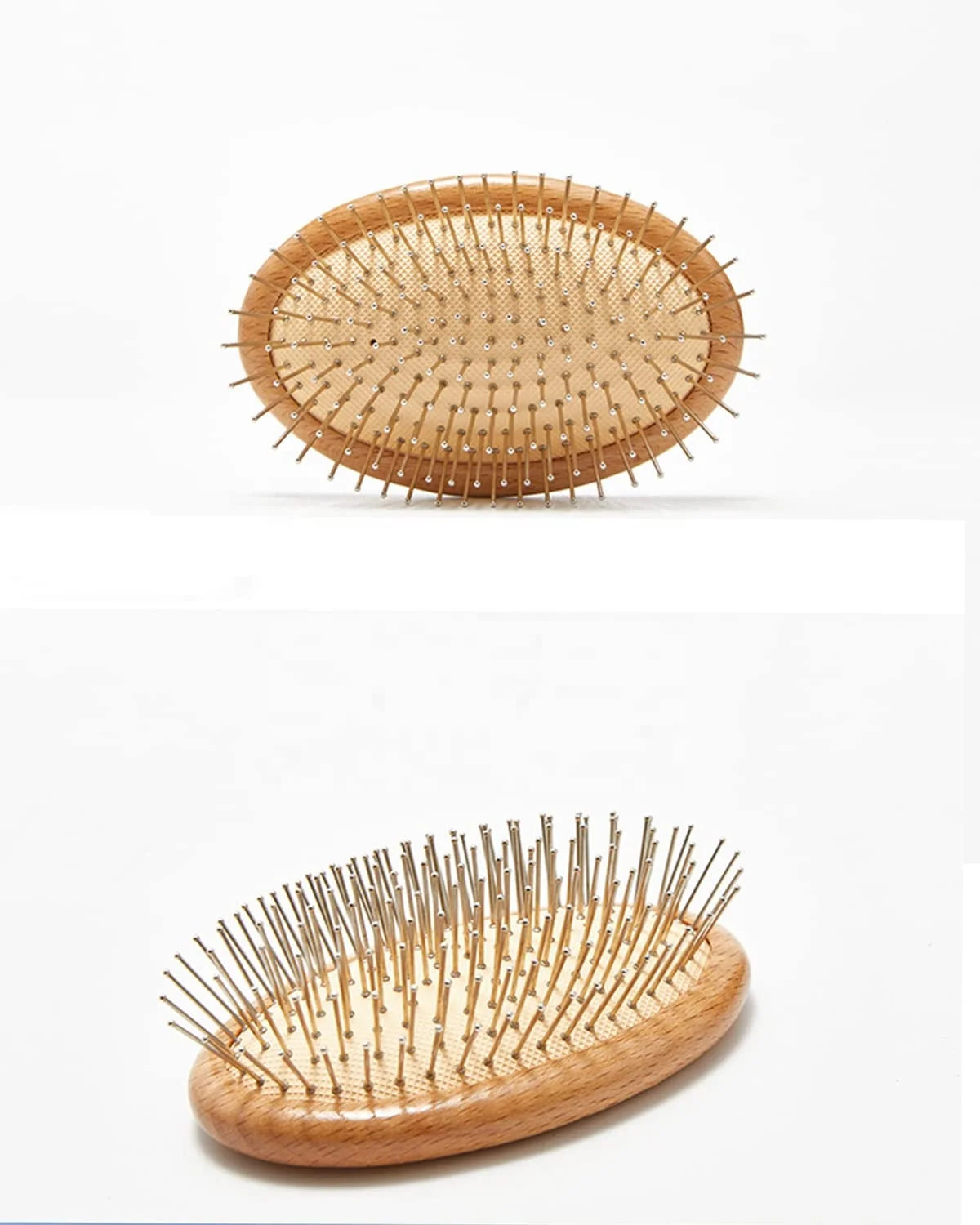 Steel Needle hair brush Easily Penetrates The Hair to Reach The Scalp Mini brush can be a wig brush